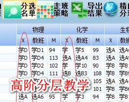 走班高阶分层教学