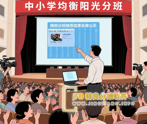 精良阳光分班自动抽签现场