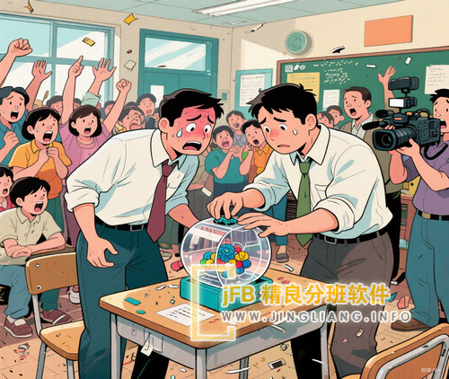 手工分班人工抓阄场景